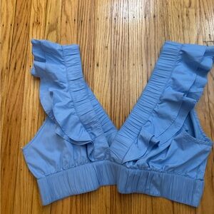 Abercrombie & Fitch Blue Crop Top